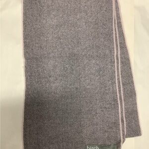 Elegant Herringbone Scarf in Pink and Gray